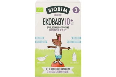 Biologische zuigelingenmelk v.a. 10 maand Voordeelverpakking (Biobimlac 3, 4 x 450 gram)