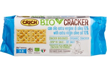 Biologische Crackers Olijfolie extra vergine Voordeelverpakking (Biocracker, 12 x 250 gram)