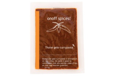 Biologische Thaise Gele Currypasta (Onoff Spices, 50 gram)