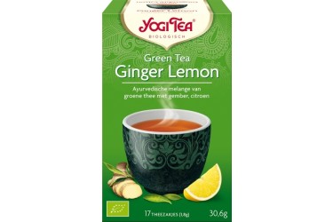 Biologische Groene Thee Ginger Voordeelverpakking (Yogi Tea , 6 x 17 zakjes)