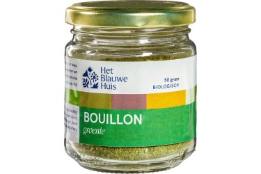 Biologische Groente Bouillon zonder zout Voordeelverpakking (Het Blauwe Huis, 12 x 50 gram)