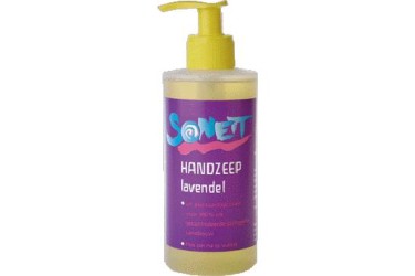 Handzeep Lavendel Met Pompje (Sonett, 300 ml)