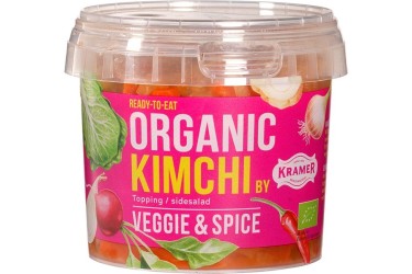 Biologische Kimchi Gefermenteerde kool Veggie&Spice (Kramer, 300 gram)