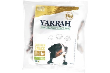 Biologische Honden Snacks Kip Voordeelverpakking (Yarrah, 10 x 150 gram)