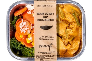 Biologische Rode Curry Kip (Marqt, 450 gram)