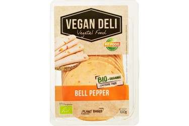 Biologisch Broodbeleg Vegan Plakjes Paprika (Vegan Deli, 100 gram)