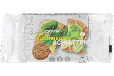 Biologisch Boekweit Brood Glutenvrij (Schnitzer, 250 gram)