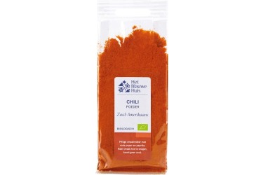 Biologisch Chilipoeder Voordeelverpakking (Het Blauwe Huis, 5 x 20 gram)