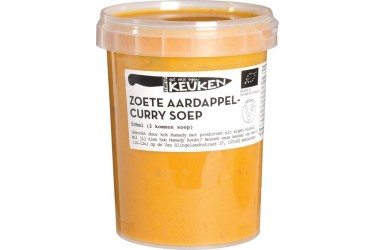 Biologische Zoete Aardappel Currysoep VERS (Marqt, 500 ml)