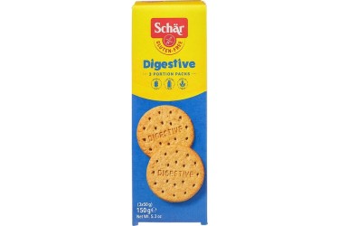 Biologische Biscuits Digestive glutenvrij Voordeelverpakking (Schär, 6 x 150 gram)