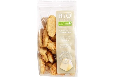 Biologische Geitenkaaskoekjes Voordeelverpakking (Buiteman, 10 x 75 gram)
