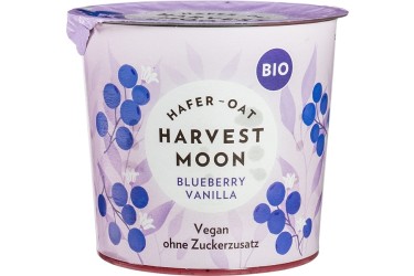 Biologische Haver Yoghurt Blauwe Bes Vanille (Harvest Moon, 275 gram)