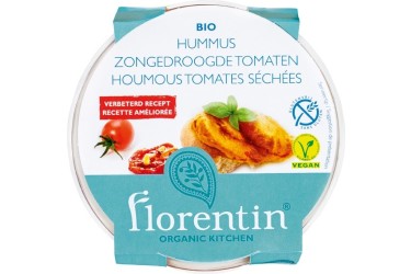 Biologische Hummus Zongedroogde Tomaten (Florentin, 170 gram)
