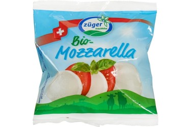Biologische Mozzarella (Zuger, 100 gram)