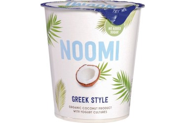 Biologische Plantaardige variatie op yoghurt Greek style kokos (Noomi, 350 ml)