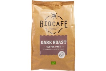 Biologische Koffie Pads Dark Roast Voordeelverpakking (Biocafe, 6x36 pads)
