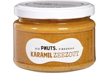 Biologische Pindakaas Karamel Zeezout Voordeelverpakking (PNUTS, 6 x 250 ml)