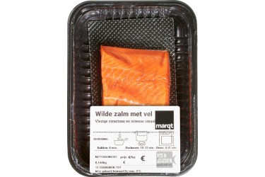 Sockeye Zalm met vel (Marqt, 160-180 gram)