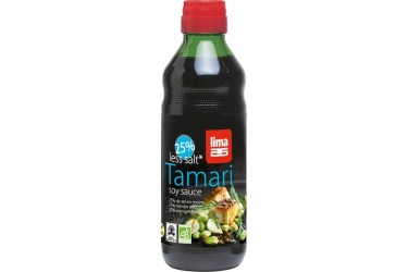 Biologische Tamari Soja Saus minder zout Voordeelverpakking (Lima, 6 x 250 ml)