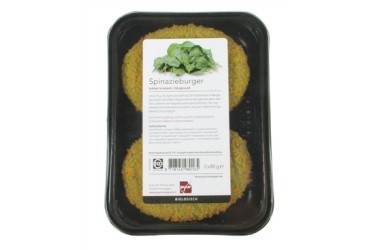 Biologische Spinazieburger (Paddenstoel, 160 gram)