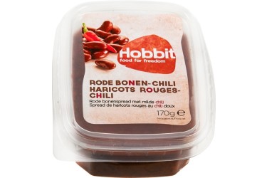 Biologische Vegan Spread Rode Bonen-Milde Chili (Hobbit, 170 gram)