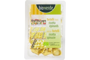 Biologische Verse Tortellini Classico Ricotta/Spinazie (Bio-Verde, 250 gram)