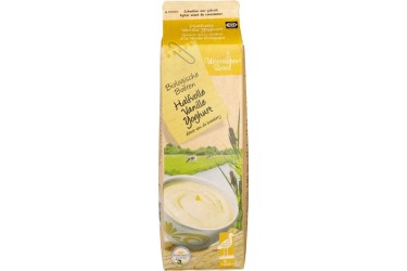 Biologische Vanilleyoghurt Halfvol (Weerribben Zuivel, 1 liter)