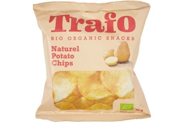 Biologische Aardappelchips Naturel Voordeelverpakking (Trafo, 15 x 40 gram)