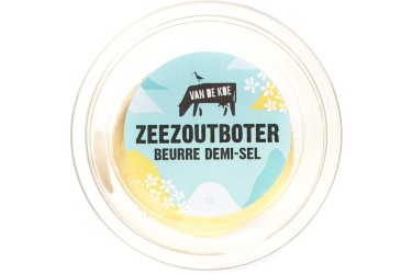 Biologische Zeezout Boter (Van de Koe, 75 gram)